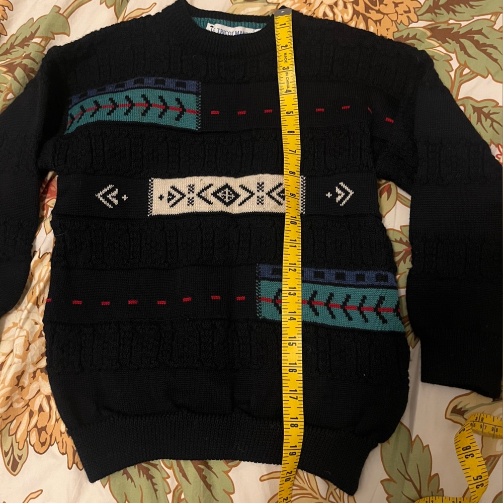 Vintage boys wool knit sweater size medium - Picture 7 of 11